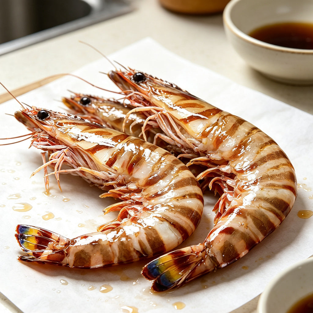 Fresh Raw Whole Tiger Prawns