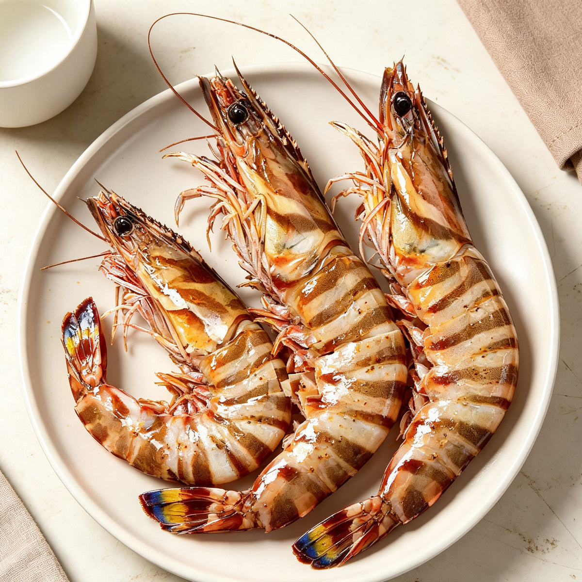 Fresh Raw Whole Tiger Prawns